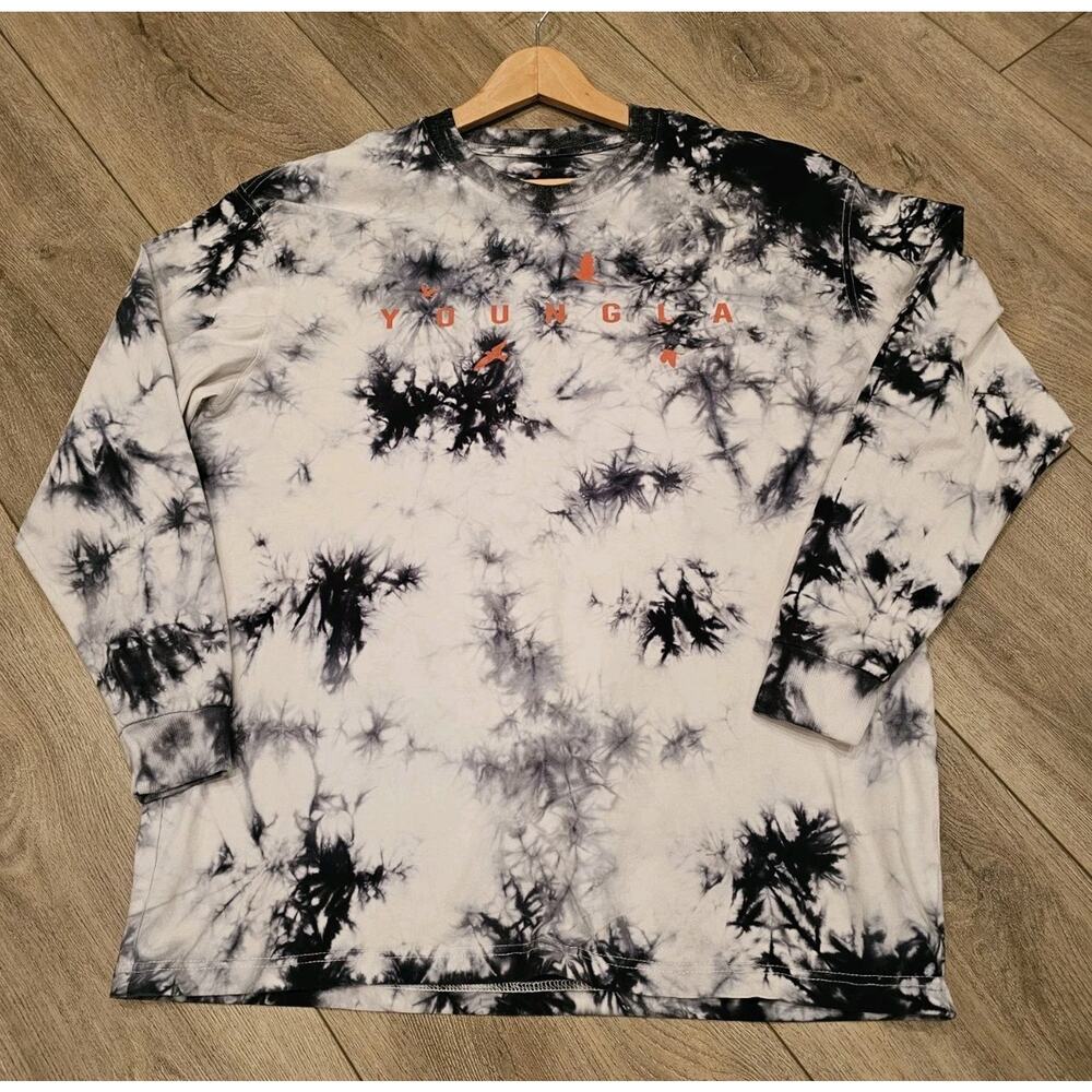 YoungLA Long Sleeve Shirt Sz M Oversized TieDye